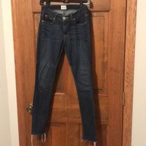 NWOT - Hudson raw hemmed skinny jeans